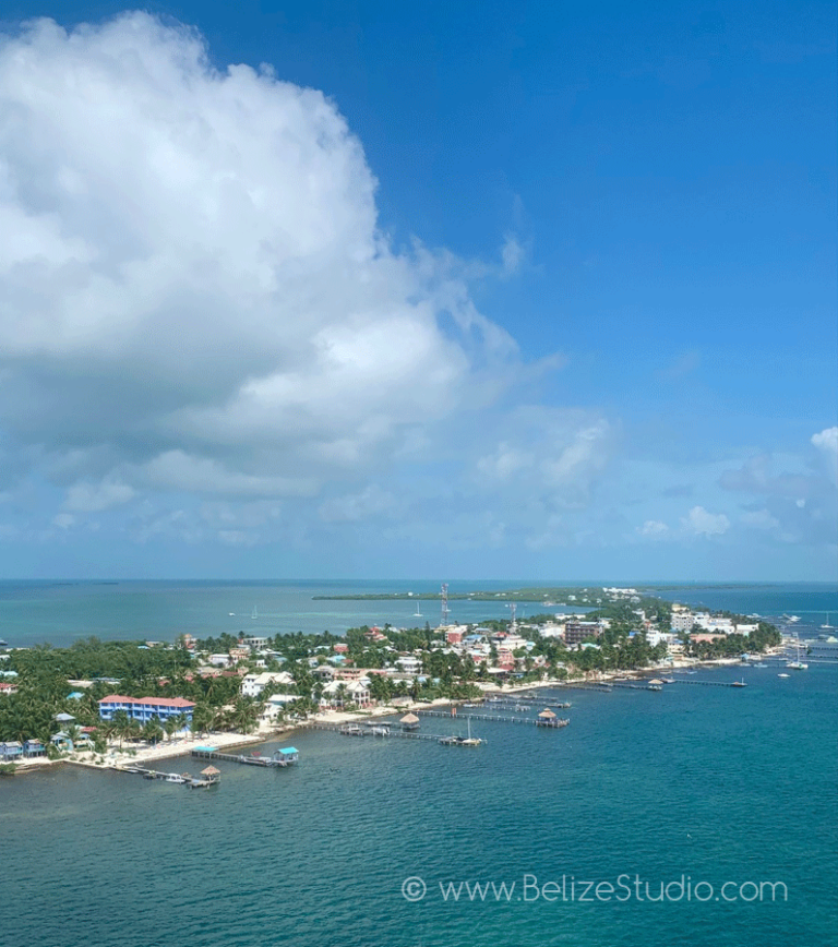 view of Caye Caulker belize