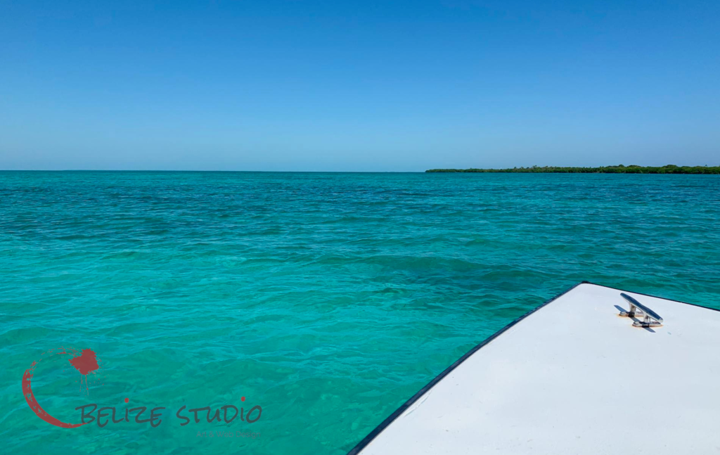 why caye caulker view from boat