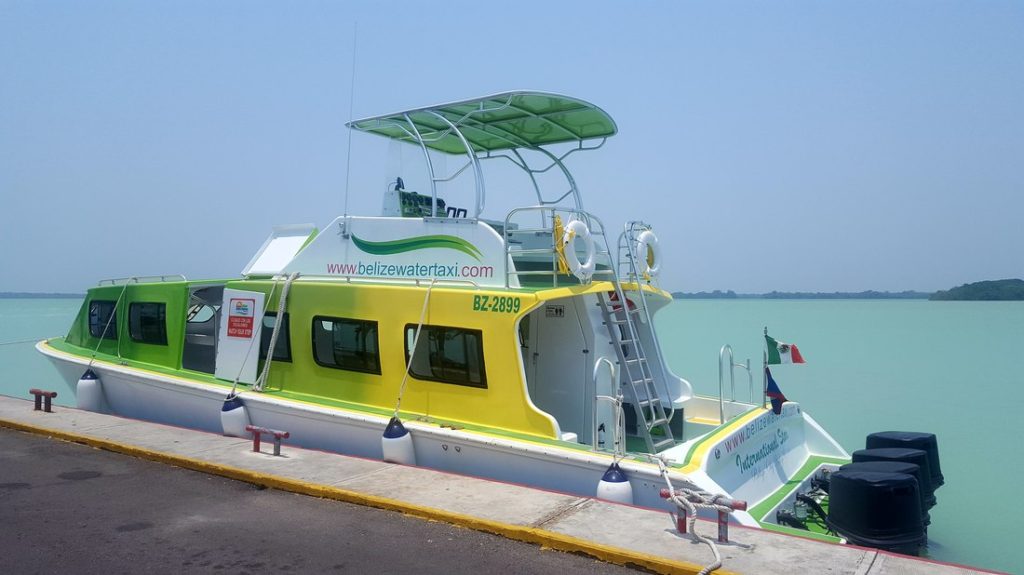 water taxi from Mexico to Belize